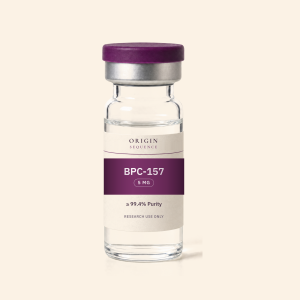 OriginSequence BPC-157 research peptide vial