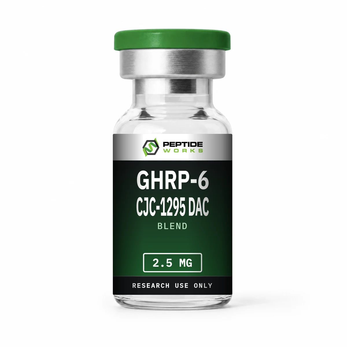 GHRP-6 CJC-1295 DAC peptide 2.5mg research vial